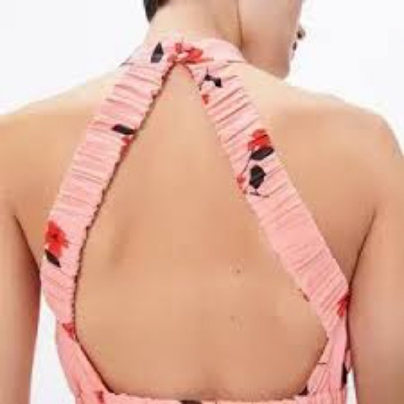 Zara Pink Sleeveless High Low Crop Top - Picture 7 of 12